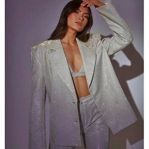 SLA The Label Gold Paloma Blazer size M